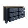 Haxby Oak Painted Bedroom 6 Drawer Chest - Blue