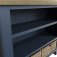 Haxby Painted Dining & Occasional Small Bookcase - Blue