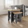 Kettering Charcoal Dining & Occasional Nest of 2 Tables