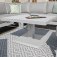 Maze Aluminium Amalfi Small Corner Dining with Square Rising Table- White