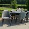Maze - Outdoor Zest 8 Seat Oval Dining Set  - Flanelle