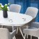 Maze - Outdoor Zest 8 Seat Oval Dining Set  - Lead Chine