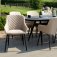 Maze - Outdoor Zest 8 Seat Oval Dining Set  - Taupe