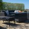 Maze - Outdoor Pulse 3 Seater Sofa Set with Rising Table - Charcoal