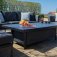 Maze - Outdoor Pulse 3 Seater Sofa Set with Rising Table - Charcoal