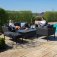 Maze - Outdoor Pulse 3 Seater Sofa Set with Rising Table - Charcoal