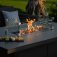 Maze - Outdoor Pulse 3 Seater Sofa Set with Fire Pit Table - Charcoal
