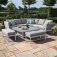 Maze - Outdoor Pulse Deluxe Square Corner Dining Set With Rising Table -  Lead Chine