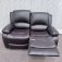 Barcelona Reclining 2 Seater Sofa - Brown Leather