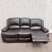 Barcelona Reclining 3 Seat Sofa - Brown Leather