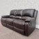 Barcelona Reclining 3 Seat Sofa - Brown Leather