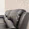 Barcelona Reclining 3 Seat Sofa - Black Leather