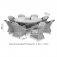 Maze Winchester 8 Seat Round Ice Bucket Dining Set With Heritage Chairs and Lazy Susan