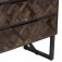 Baxter 6 Drawer Chest -Teak & Iron