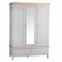 Eton 3 Door Wardrobe - Grey