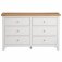 Eton 6 Drawer Chest - White