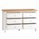 Eton 6 Drawer Chest - White