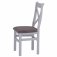 Eton Crossback Chair Fabric (Pair) - Grey