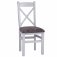 Eton Crossback Chair Fabric (Pair) - Grey