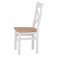 Eton Crossback Chair Wooden Seat (Pair) - White