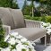 Maze Rope Marina 3 Seat Sofa Set - Sandstone