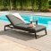 Maze - Allure Sunlounger - Charcoal