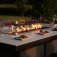 Maze - Outdoor Regal 8 Seat Rectangular Bar Set with Fire Pit - Lead Chine