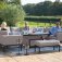 Maze - Outdoor Pulse U Shape Corner Dining Set With Rising Table - Taupe