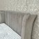 4ft Divan Bed - Floorstanding Wing Headboard